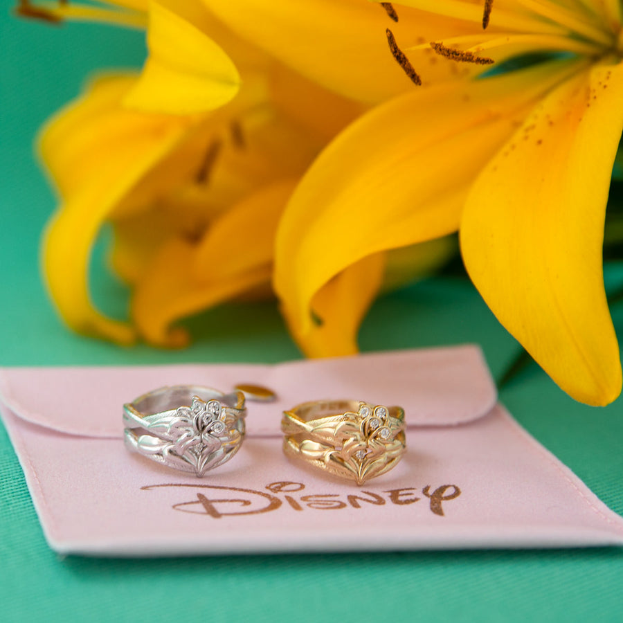 Disney X RockLove DISNEY TANGLED Rapunzel Sundrop Flower Stacker Rings ...
