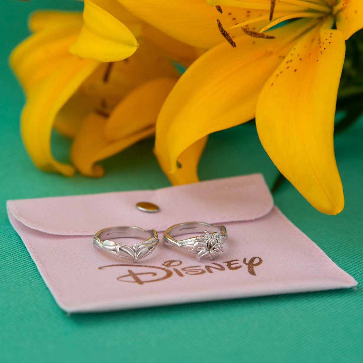 Disney X RockLove DISNEY TANGLED Rapunzel Sundrop Flower Stacker Rings ...