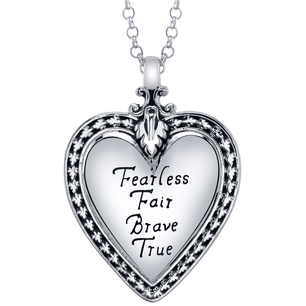 Disney X RockLove DISNEY SNOW WHITE 2025 Heart Necklace – RockLove