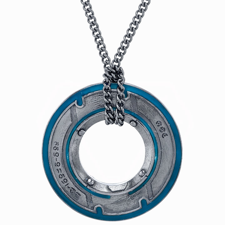 Disney X RockLove TRON LEGACY Flynn Identity Disc Necklace