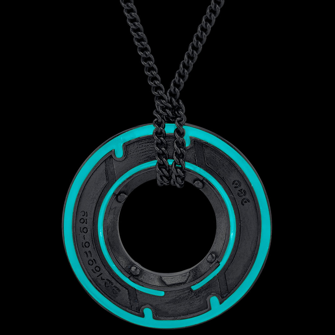 Disney X RockLove TRON LEGACY Flynn Identity Disc Necklace