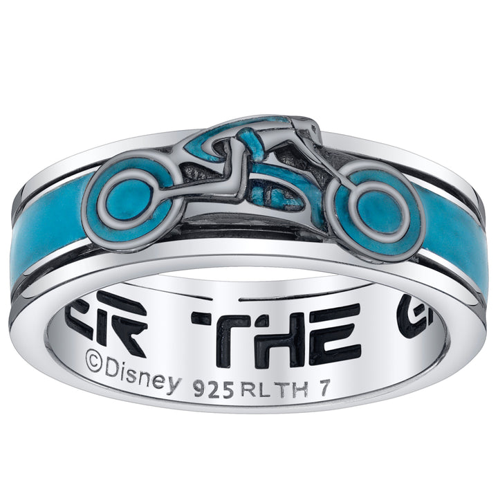 Disney X RockLove TRON LEGACY Lightcycle Spinner Ring