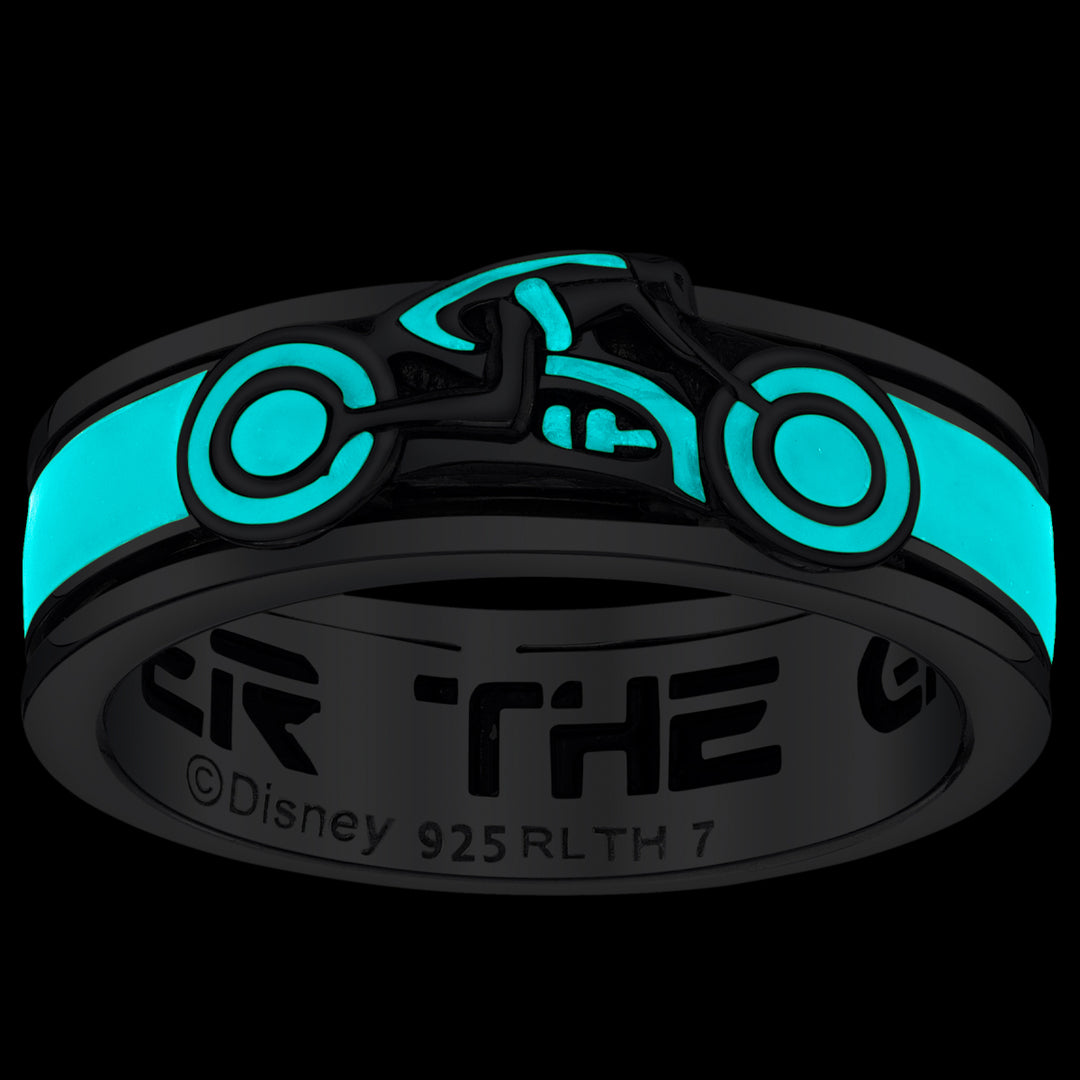 Disney X RockLove TRON LEGACY Lightcycle Spinner Ring