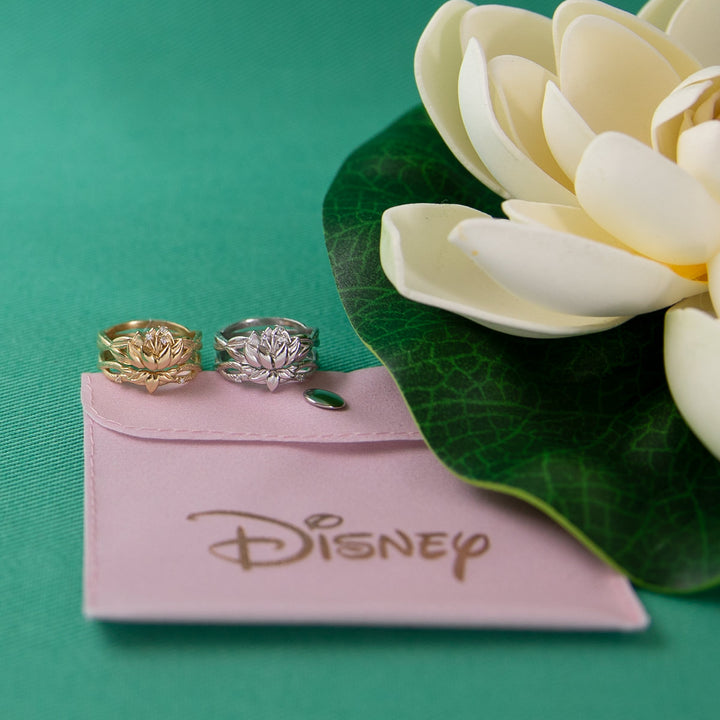 Disney X RockLove DISNEY THE PRINCESS AND THE FROG Tiana Water Lily Stacker Rings