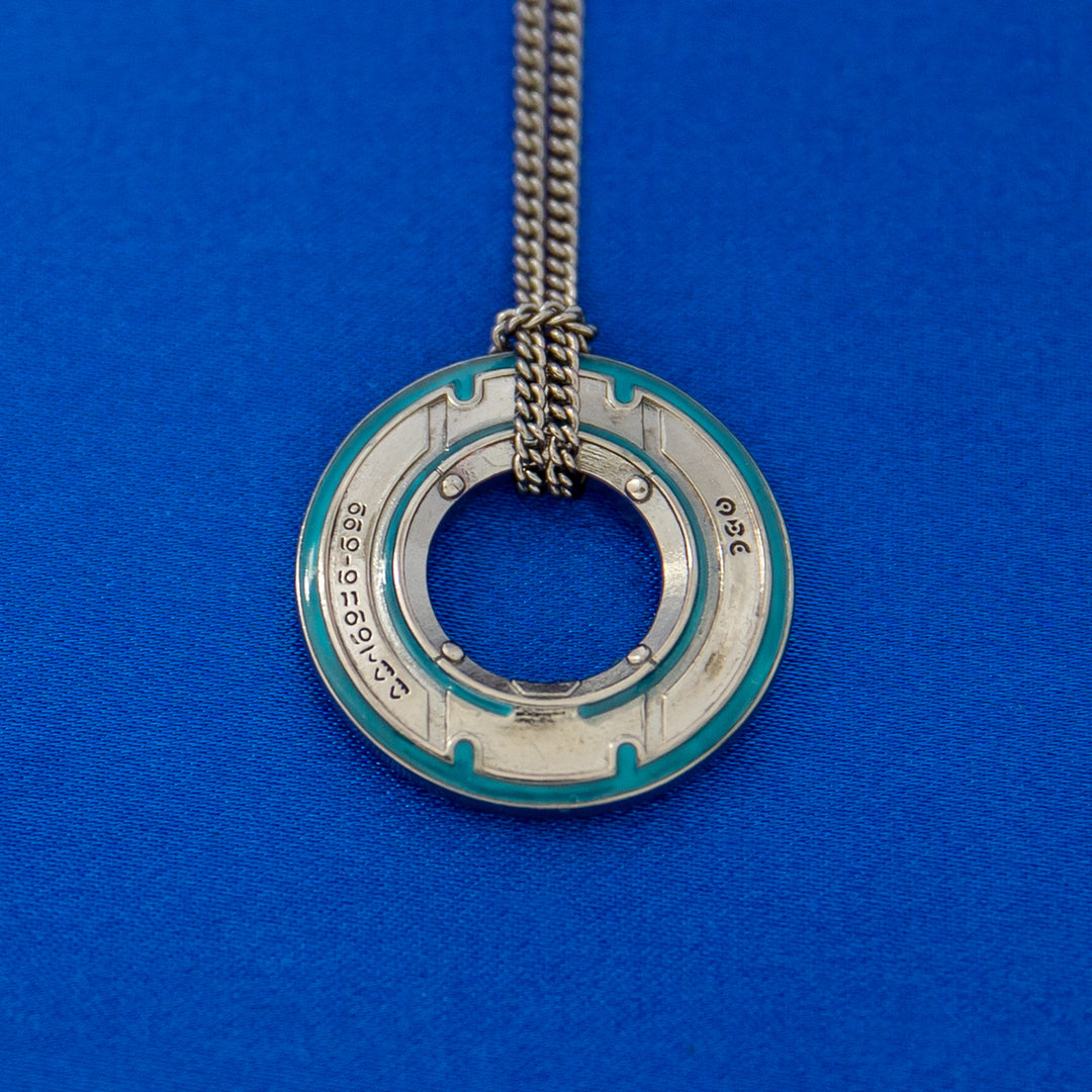 Disney X RockLove TRON LEGACY Flynn Identity Disc Necklace