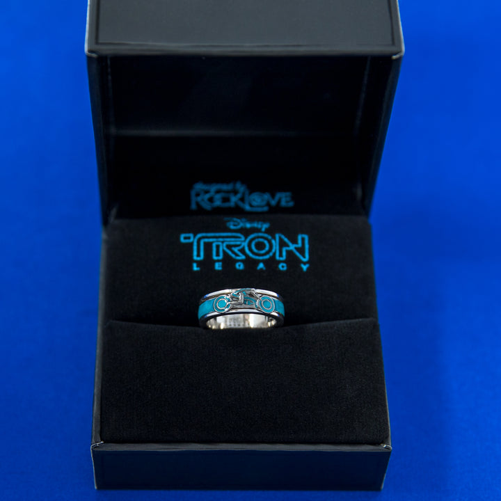 Disney X RockLove TRON LEGACY Lightcycle Spinner Ring