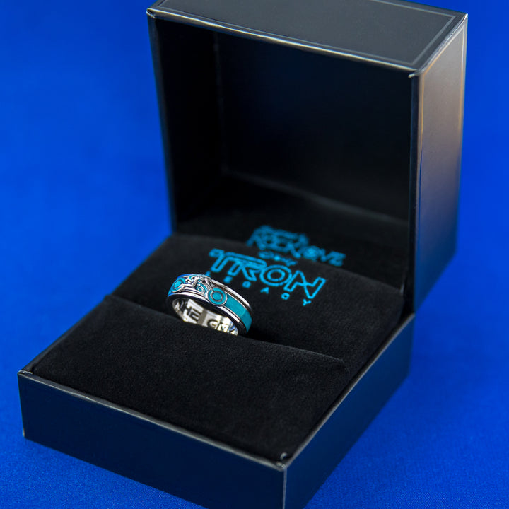 Disney X RockLove TRON LEGACY Lightcycle Spinner Ring