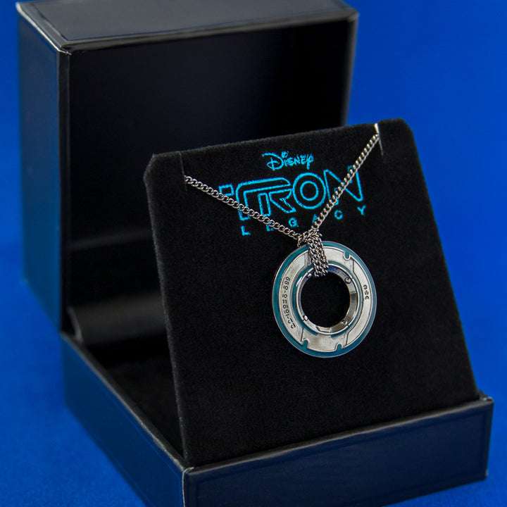 Disney X RockLove TRON LEGACY Flynn Identity Disc Necklace
