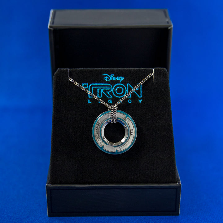 Disney X RockLove TRON LEGACY Flynn Identity Disc Necklace