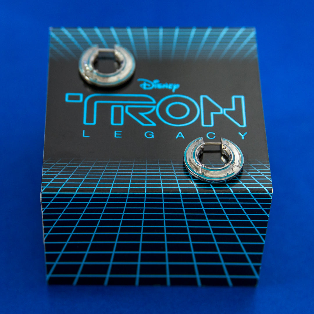 Disney X RockLove TRON LEGACY Flynn Identity Disc Earrings