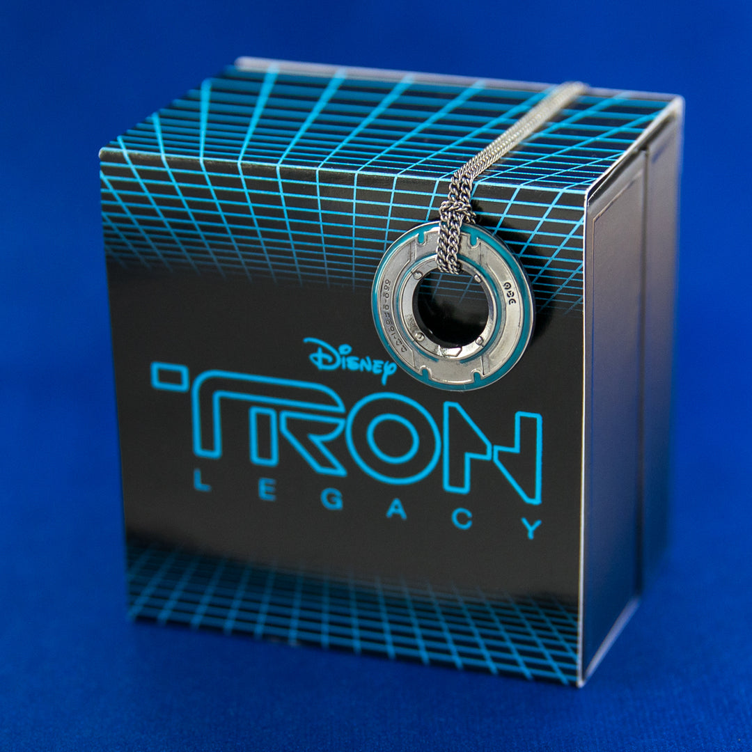 Disney X RockLove TRON LEGACY Flynn Identity Disc Necklace