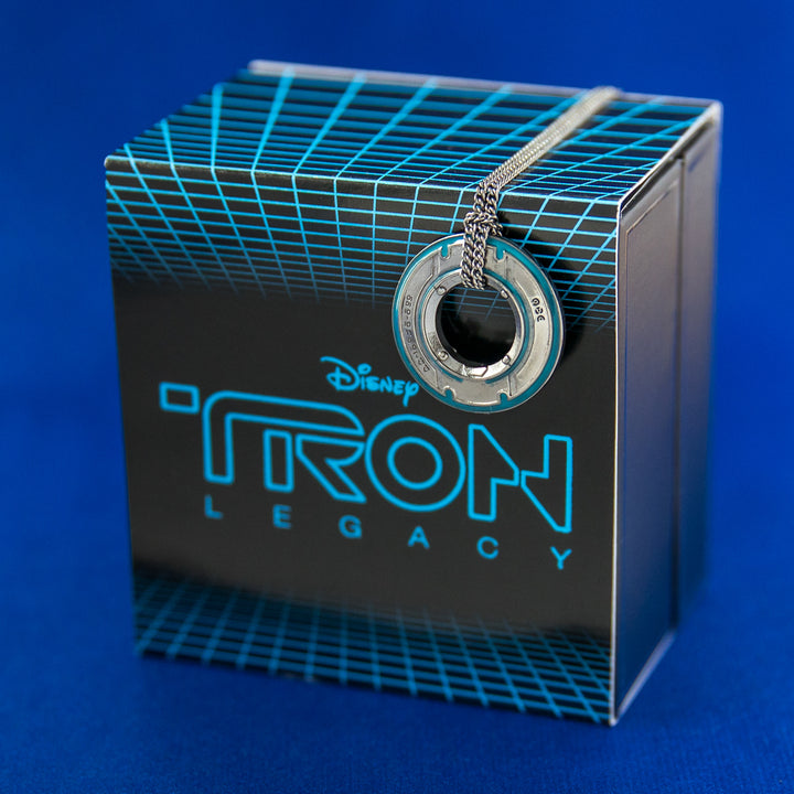 Disney X RockLove TRON LEGACY Flynn Identity Disc Necklace