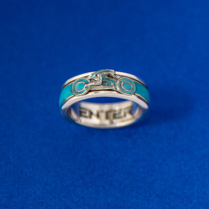 Disney X RockLove TRON LEGACY Lightcycle Spinner Ring