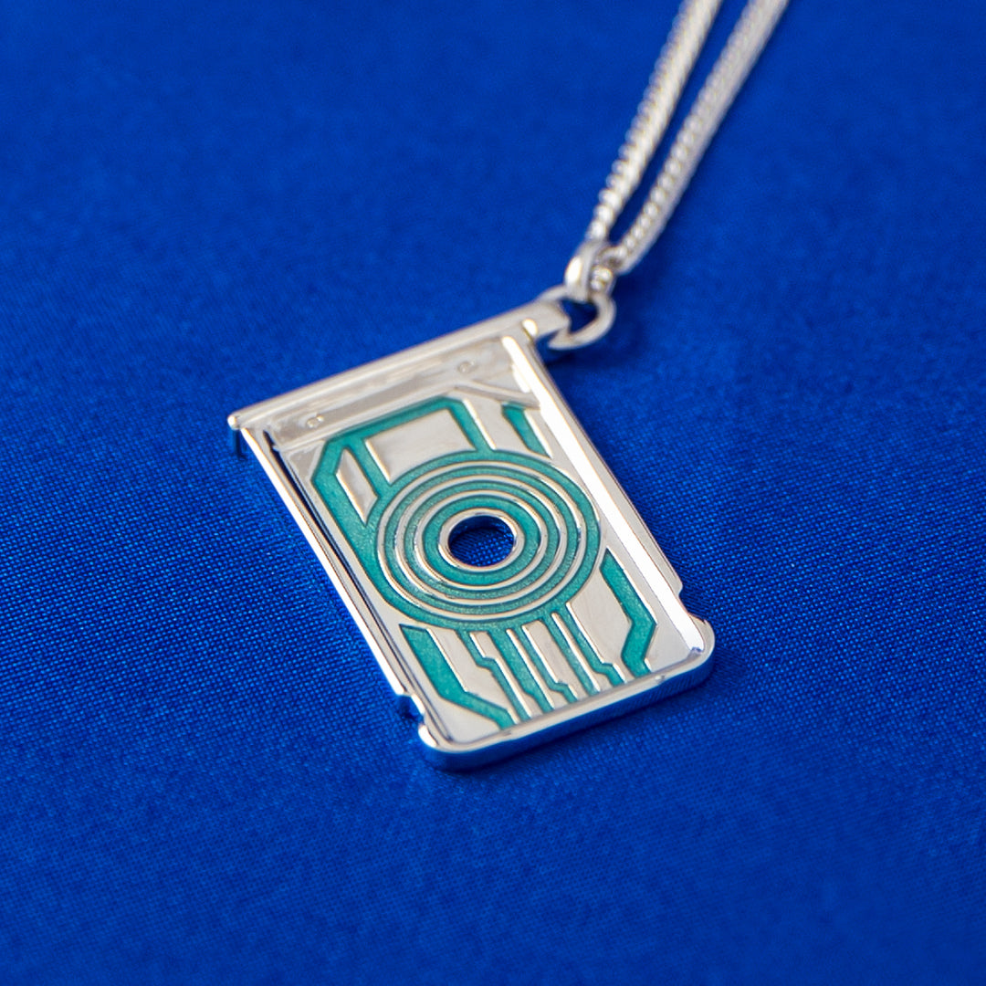 Disney X RockLove TRON LEGACY Flynn Memory Card Necklace
