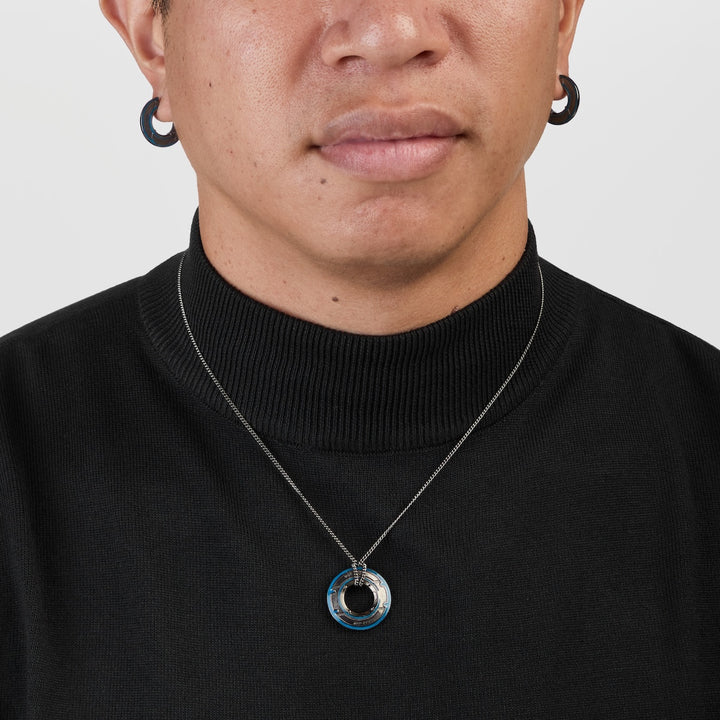 Disney X RockLove TRON LEGACY Flynn Identity Disc Necklace