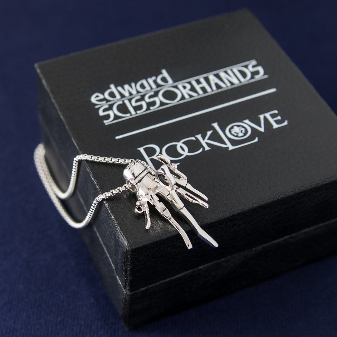 Edward Scissorhands X RockLove Articulated Scissor Pendant