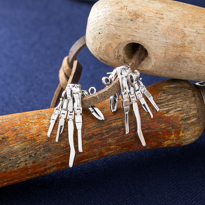 Edward Scissorhands X RockLove Articulated Scissor Earrings