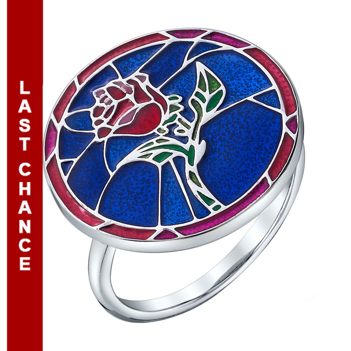 Disney X RockLove BEAUTY AND THE BEAST Stained Glass Ring