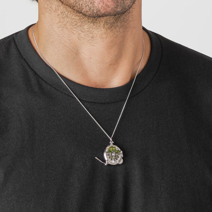 League of Legends X RockLove ARCANE Ekko Stopwatch Necklace