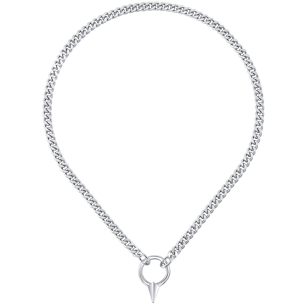 LOLXRockLoveHeartsteelNecklace