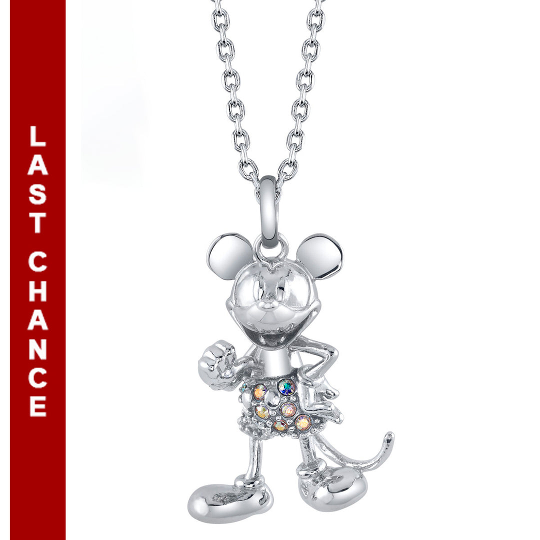 Disney X RockLove DISNEY100 Crystal Mickey Mouse Necklace