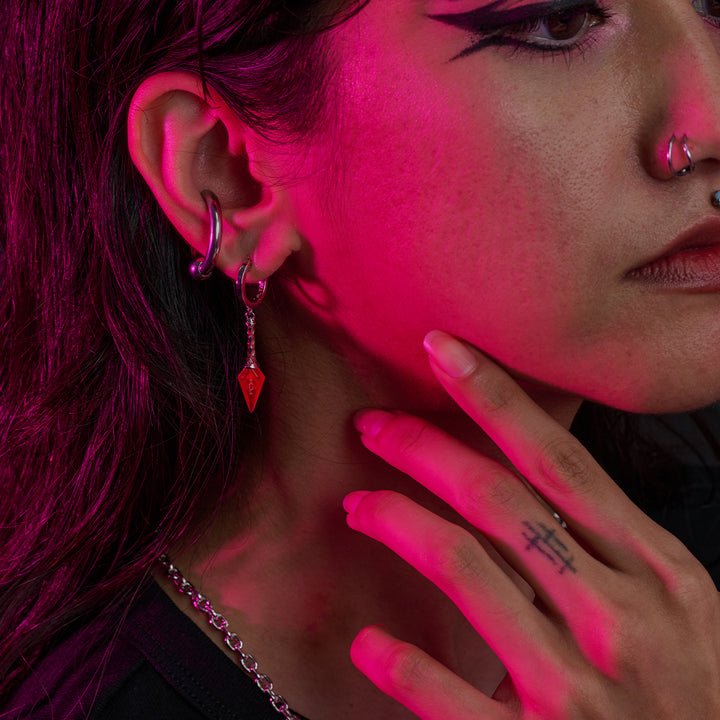 League of Legends X RockLove K/DA FIRESTARTER Light Stick Earrings