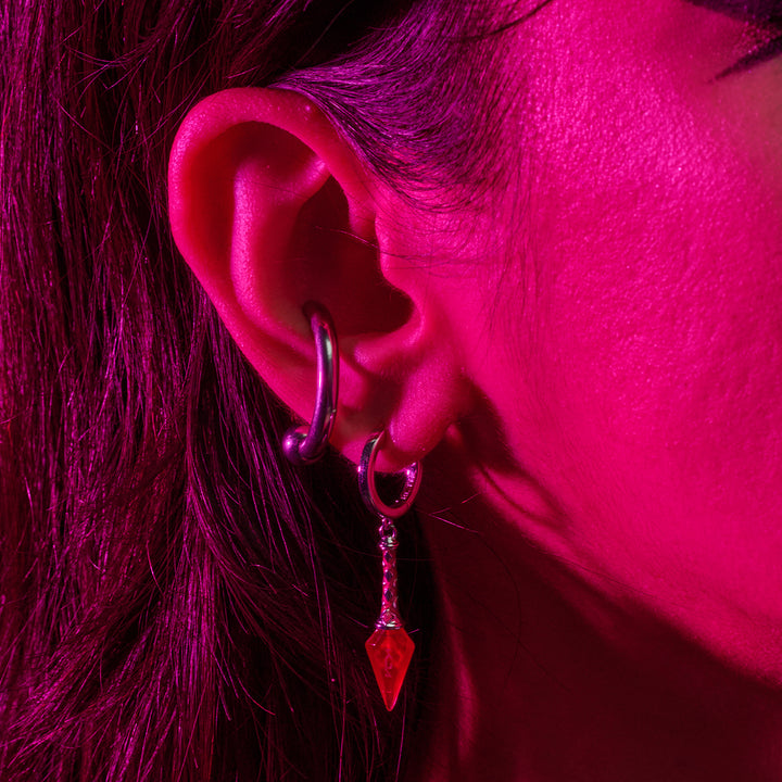 League of Legends X RockLove K/DA FIRESTARTER Light Stick Earrings