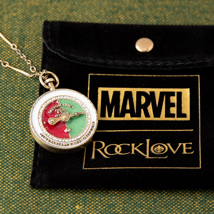 Marvel X RockLove MARVEL STUDIOS LOKI TVA Stopwatch Necklace
