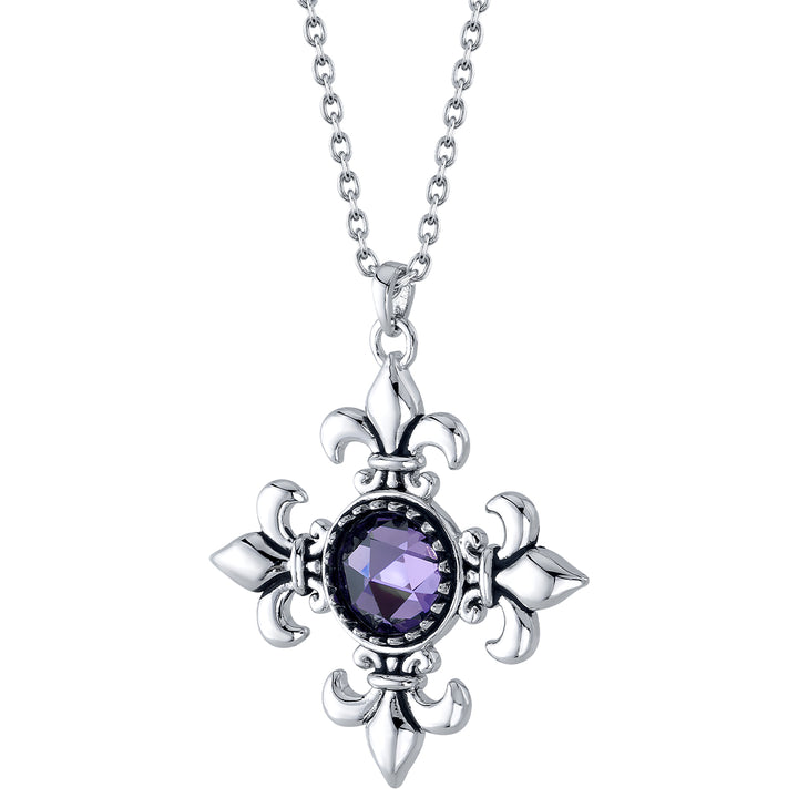 RockLove Jewelry XV Maltese Cross Necklace