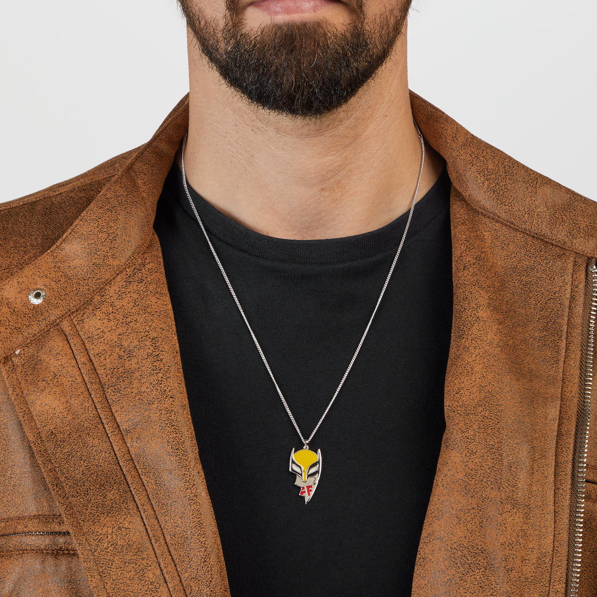 Set Di 2 Collane BFF Mezzo Cuore - Ciondoli Stitch, Deadpool E Wolverine Per Migliori Amiche E Amici