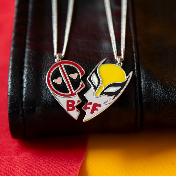 Marvel X RockLove MARVEL STUDIOS DEADPOOL AND WOLVERINE Best Bubs Necklace Set