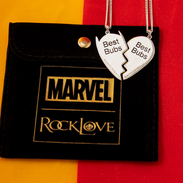 Marvel X RockLove MARVEL STUDIOS DEADPOOL AND WOLVERINE Best Bubs Necklace Set