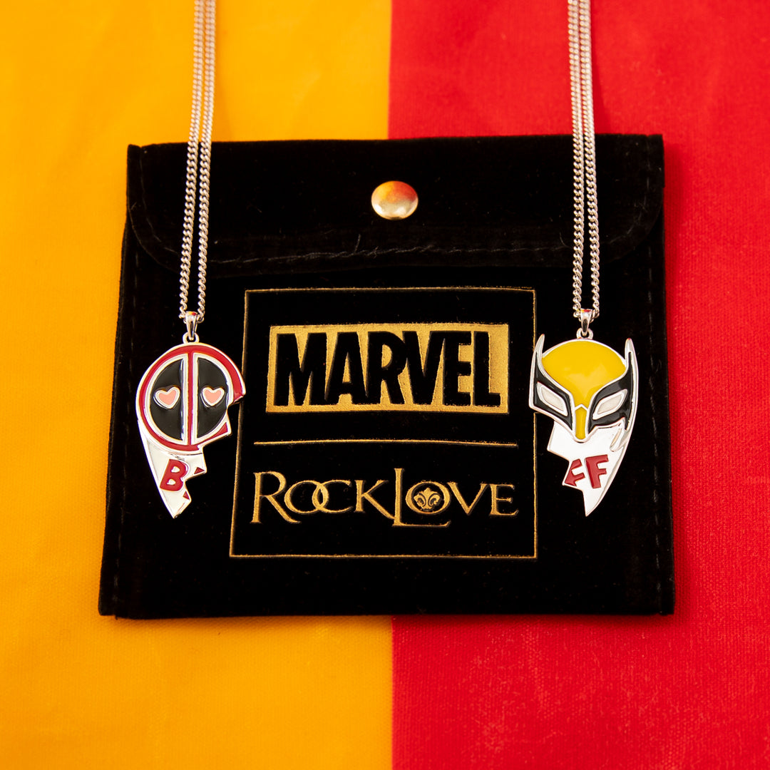 Marvel X RockLove MARVEL STUDIOS DEADPOOL AND WOLVERINE Best Bubs Necklace Set