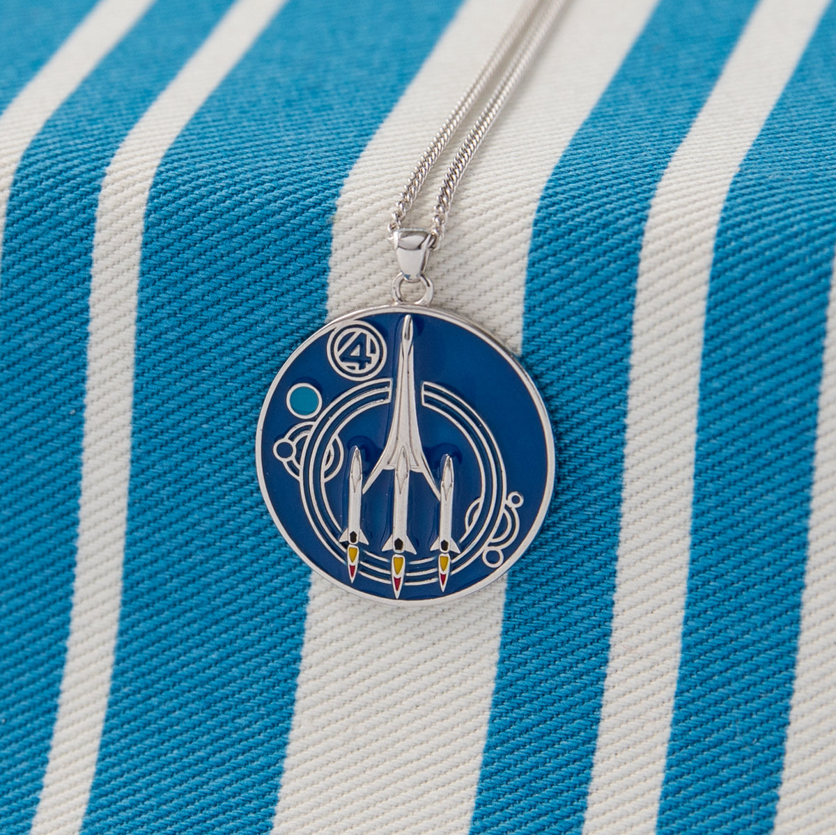 ［LilyC o co ］ ROCK THE UNIVERSE ラブブ Marvel X RockLove MARVEL STUDIOS FANTASTIC FOUR Necklace