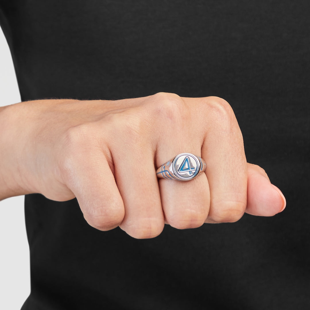 Marvel Rng Marvel X RockLove MARVEL STUDIOS FANTASTIC FOUR Ring - RockLove Jewelry