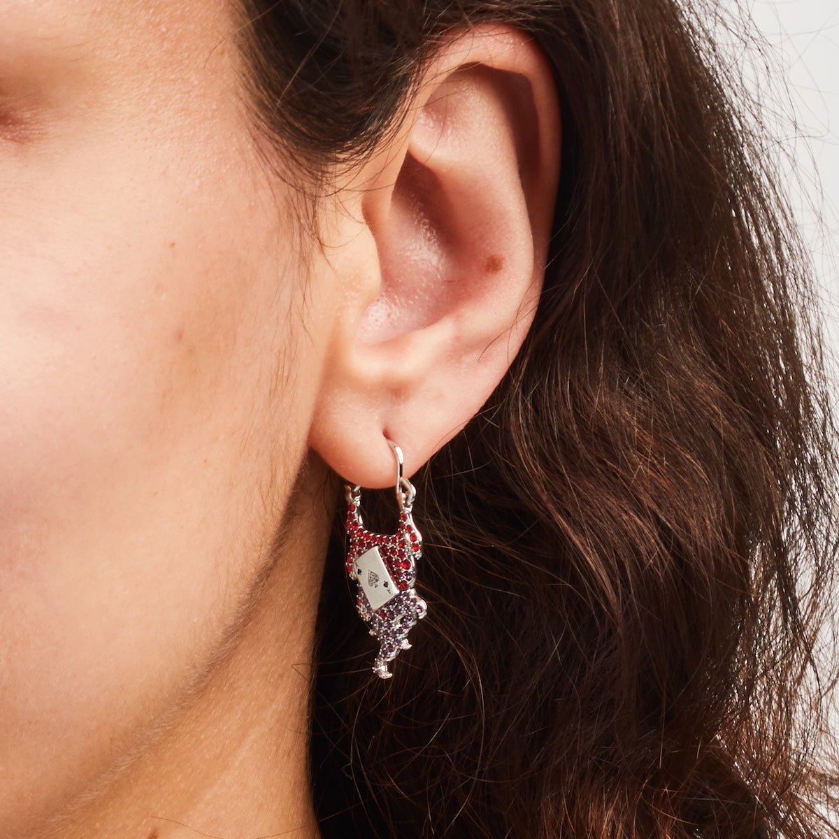 Marvel X RockLove X-MEN Gambit Spinning Card Earrings - RockLove