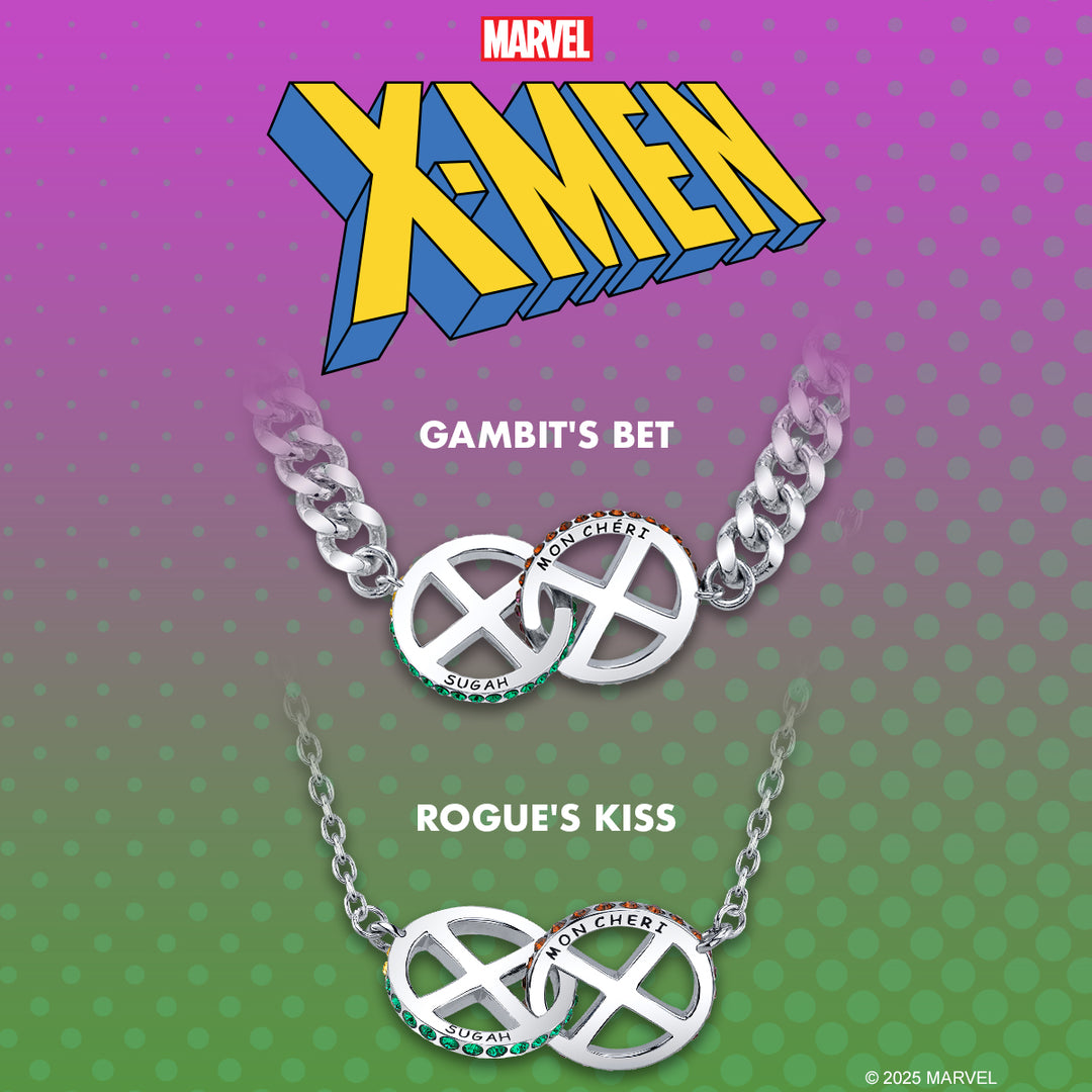 Marvel X RockLove X-MEN Rogue + Gambit Necklace – Rogues Kiss