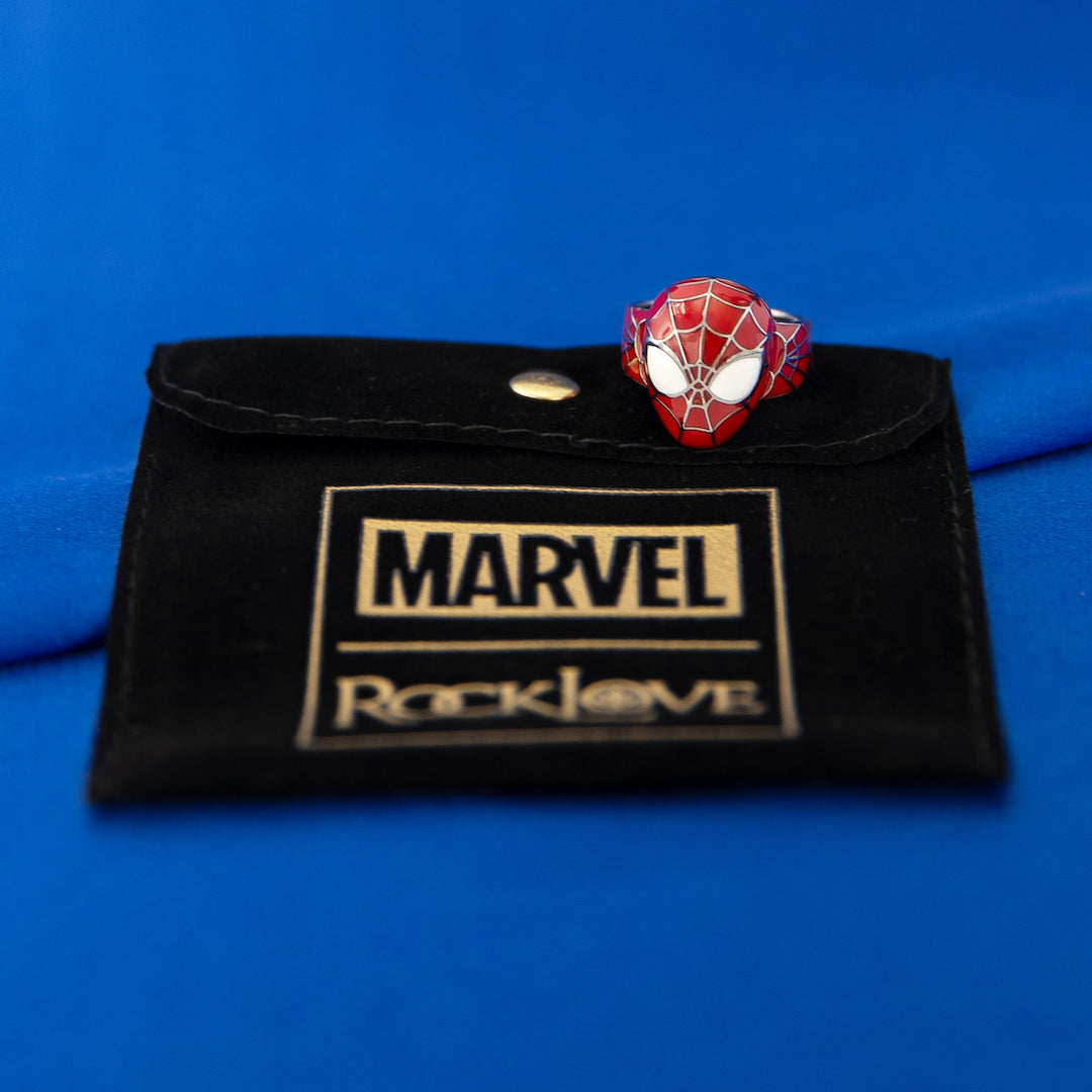 Marvel X RockLove SPIDER-MAN Peter Parker Mask Ring