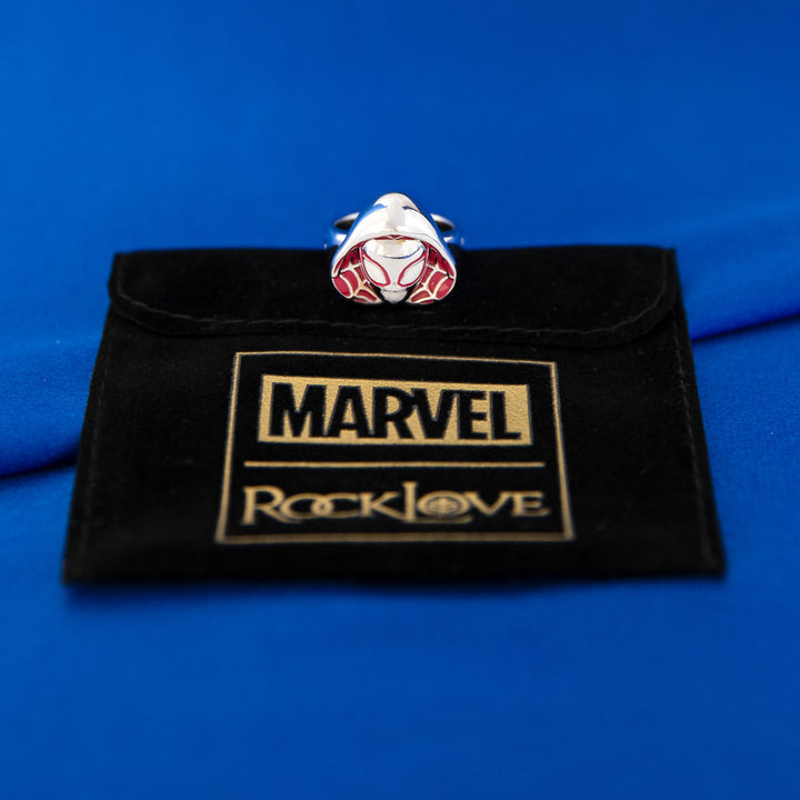 Marvel X RockLove SPIDER-MAN Ghost-Spider Mask Ring