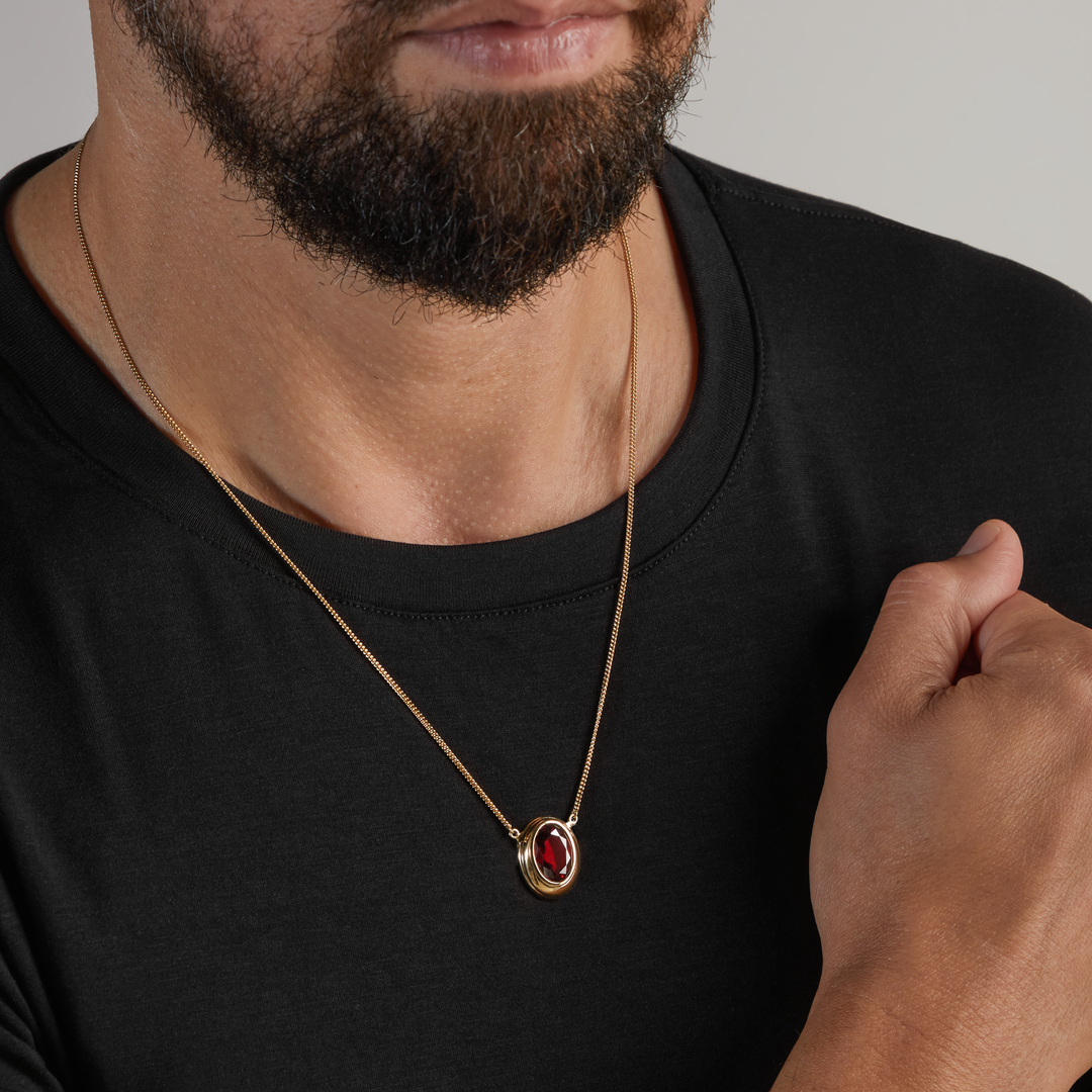 Magic: The Gathering X RockLove Mox Ruby Necklace