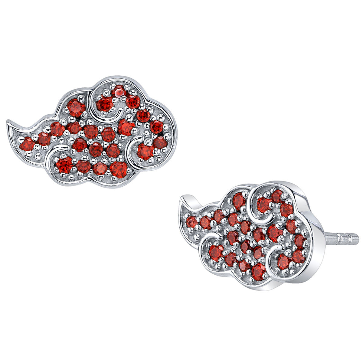 Naruto Shippuden X RockLove Akatsuki Cloud Earrings - RockLove Jewelry
