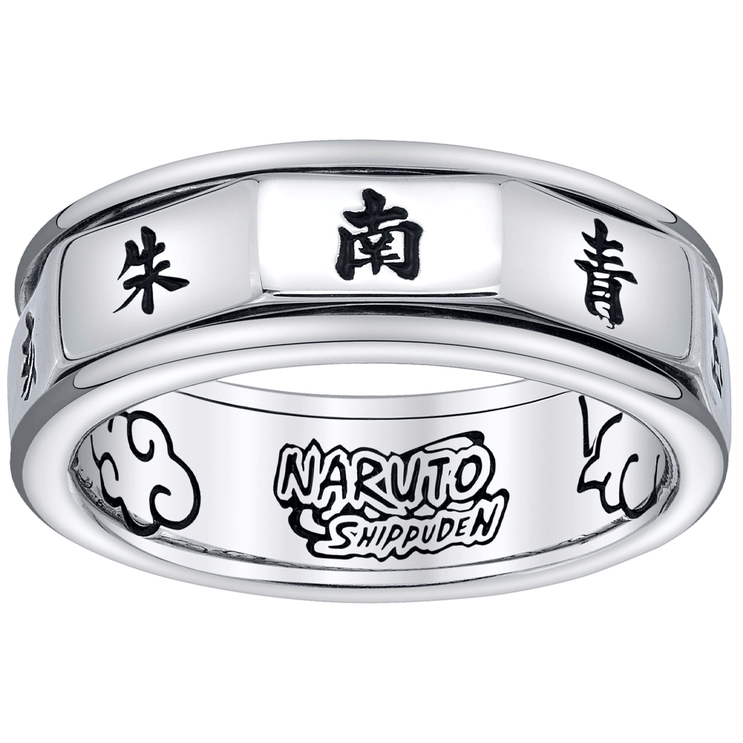 Naruto Shippuden X RockLove Akatsuki Spinner Ring