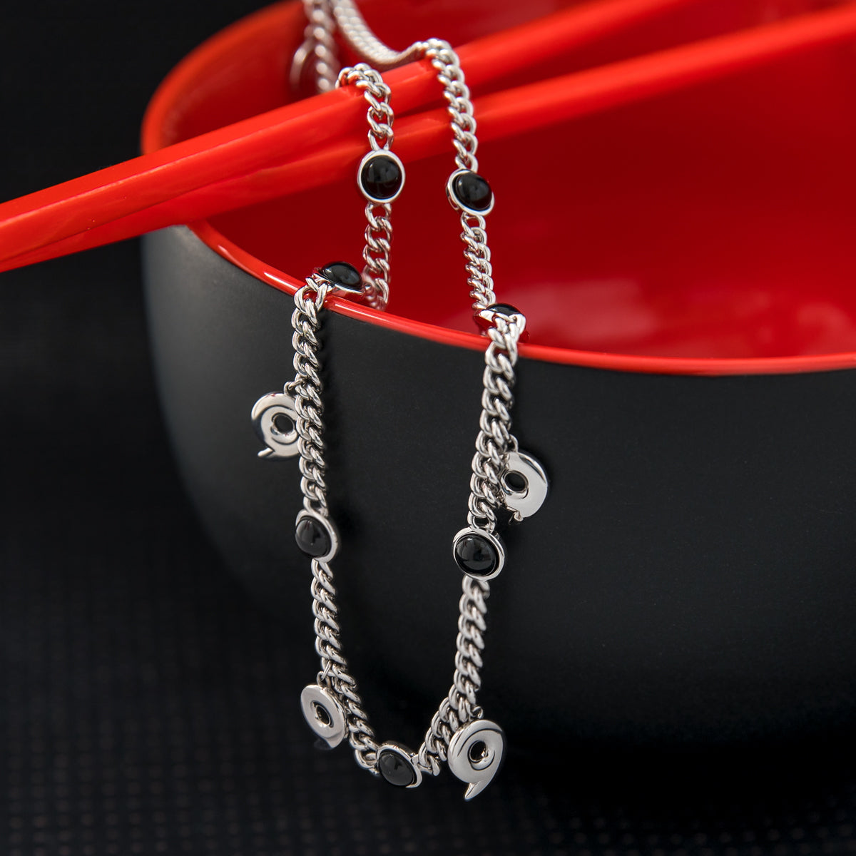 Naruto Shippuden X RockLove Six Paths Sage Mode Necklace - Silver