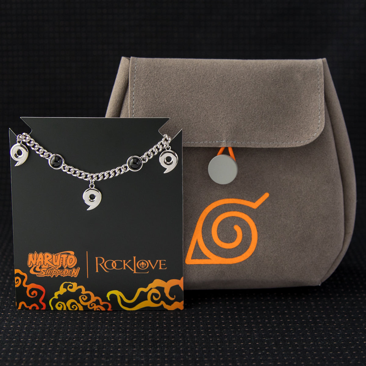 アクセサリー nalu.naru.stone515 Naruto Shippuden X RockLove Six Paths Sage Mode Necklace - Silver