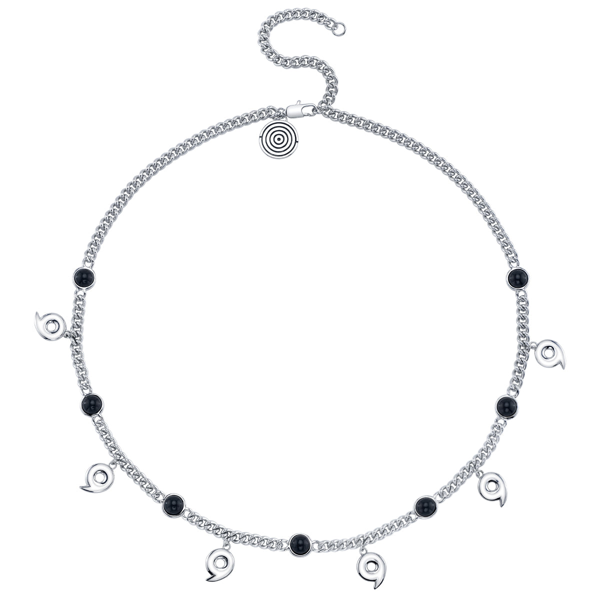 アクセサリー nalu.naru.stone515 Naruto Shippuden X RockLove Six Paths Sage Mode Necklace - Silver