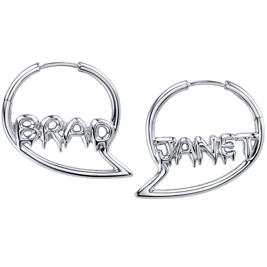 Rocky Horror Picture Show X RockLove Janet and Brad Hoop Earrings