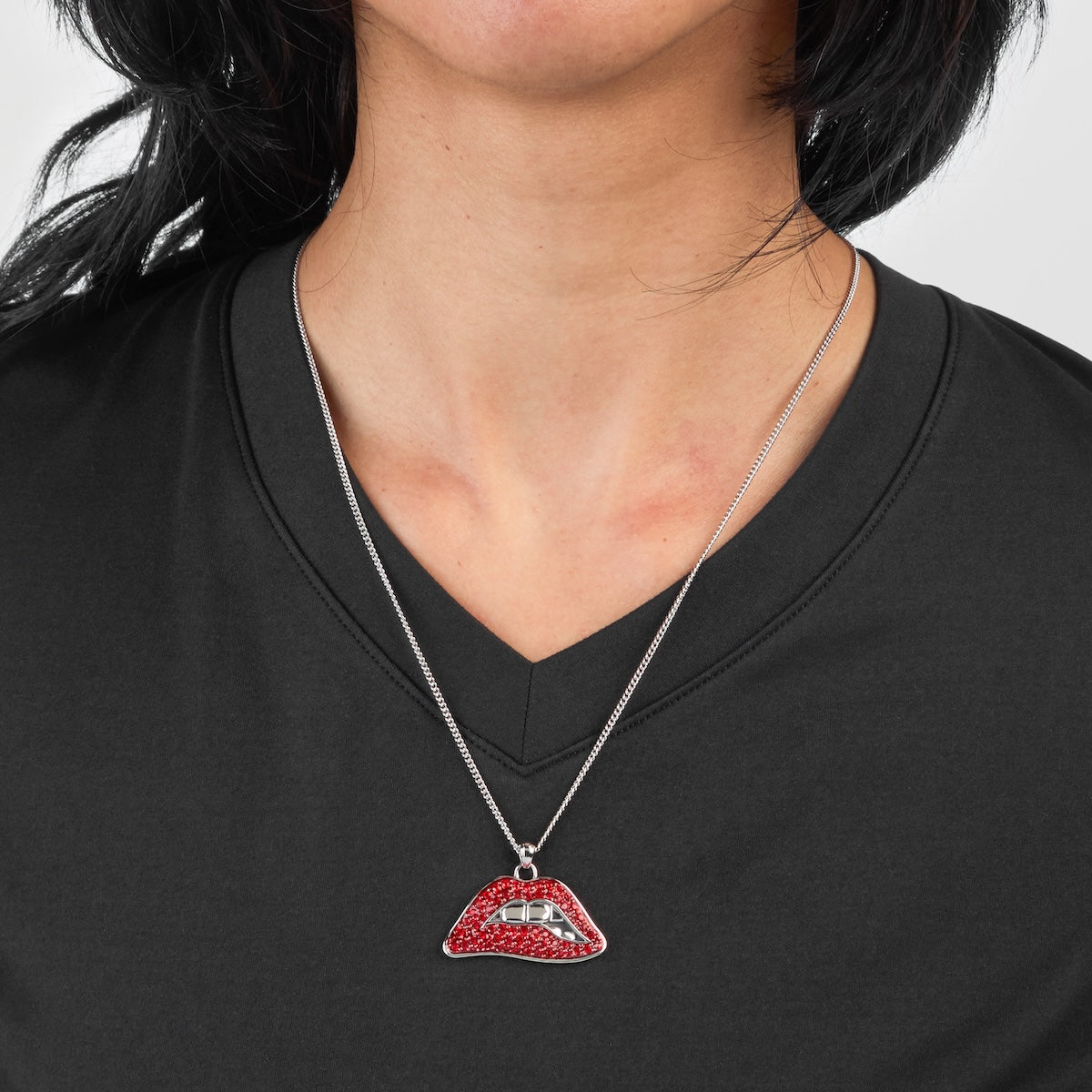 Rocky Horror Picture Show X RockLove Lips Necklace - RockLove Jewelry