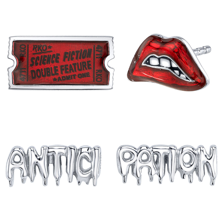 Rocky Horror Picture Show X RockLove Anticipation Stud Earring Set