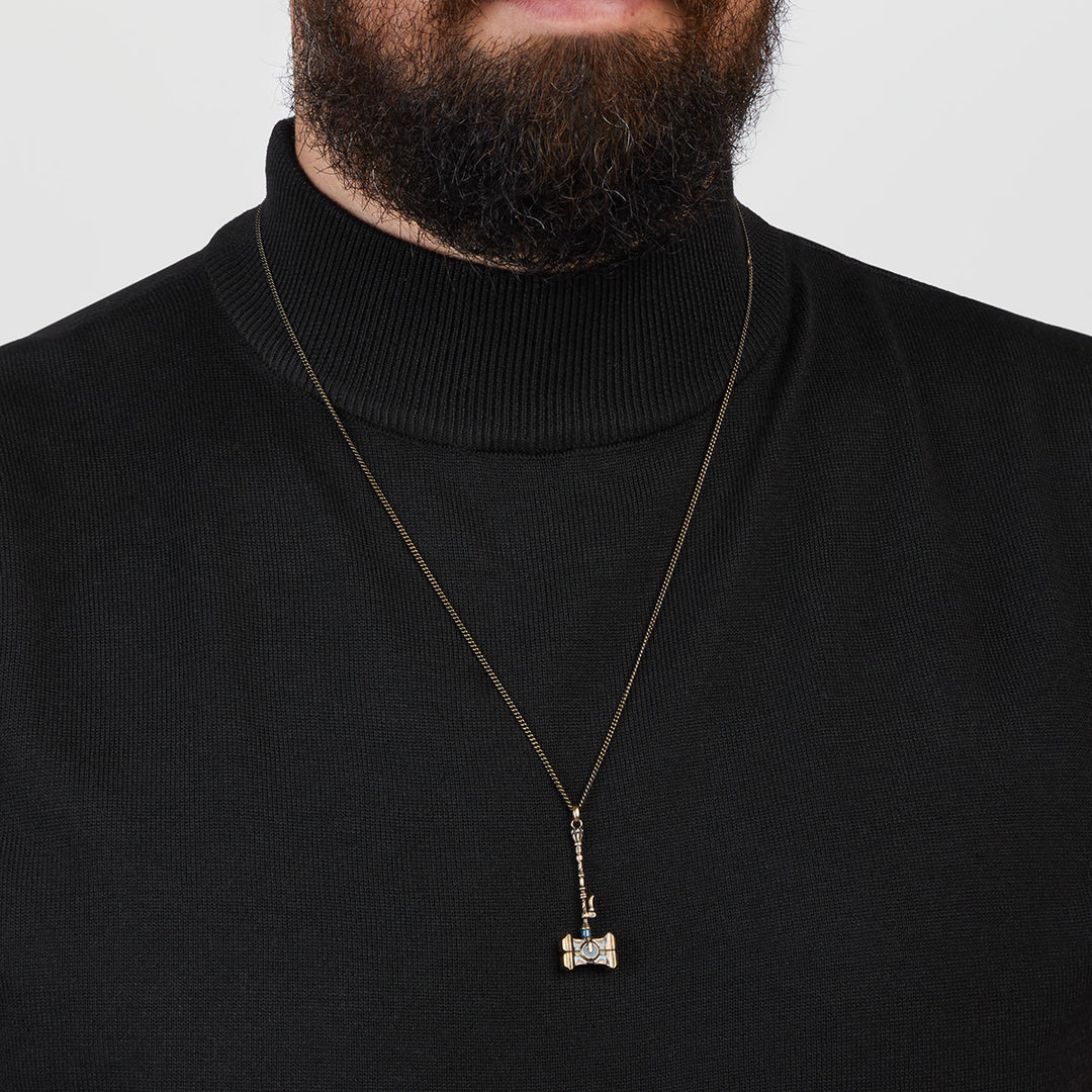 League of Legends X RockLove ARCANE Jayce Mercury Hammer Necklace