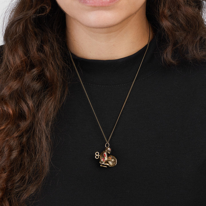 League of Legends X RockLove ARCANE Jinx Mechanical Monkey Necklace